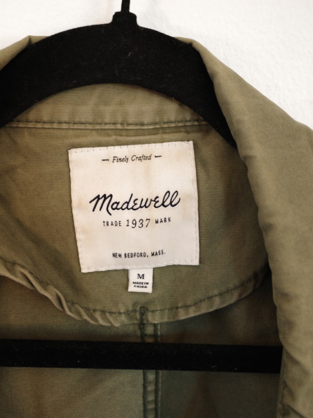 Madewell Olive Military Jacket - Picture 3 of 5